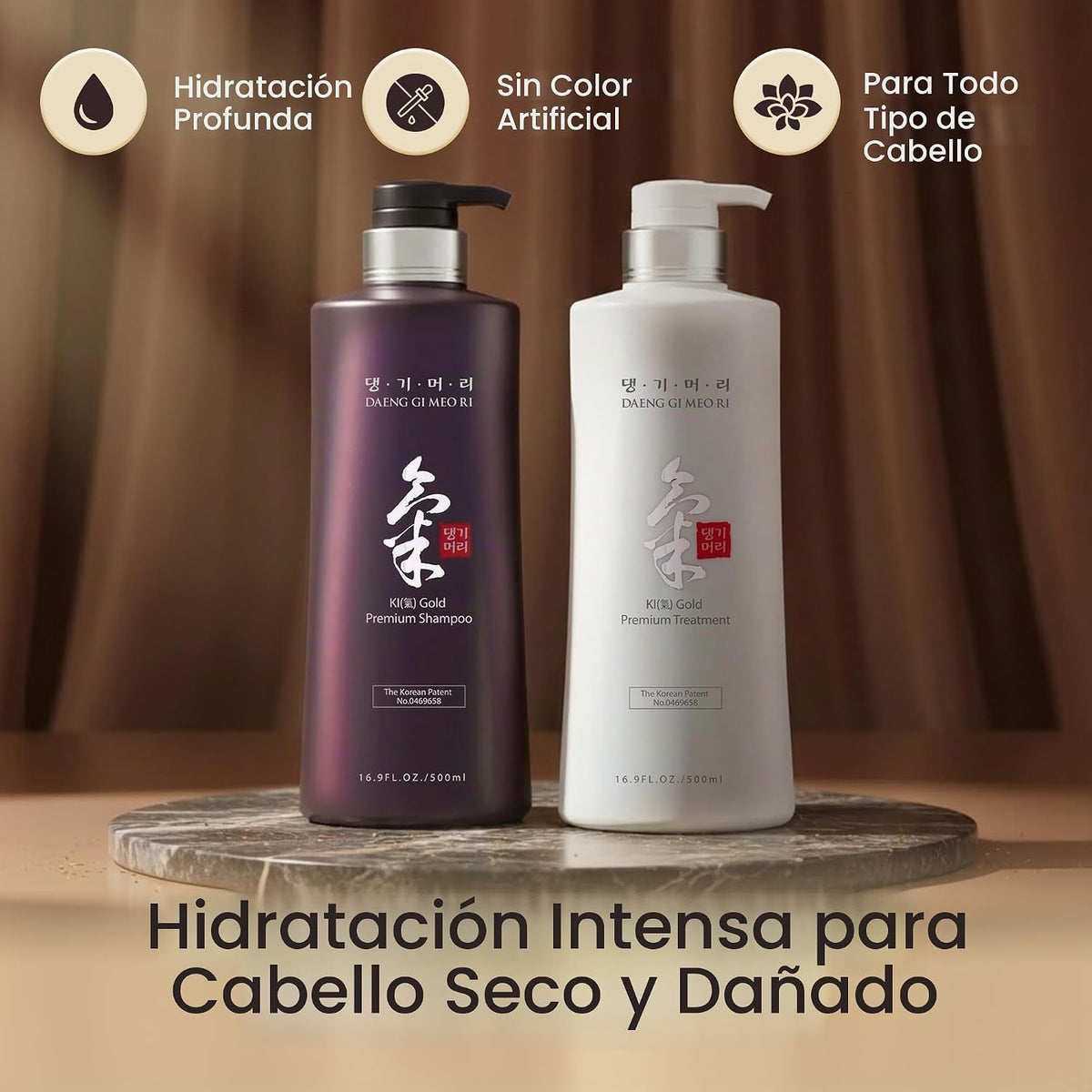 Daeng Gi Meo Ri Ki Gold Premium Champú+Set de tratamiento (16.9 fl oz)