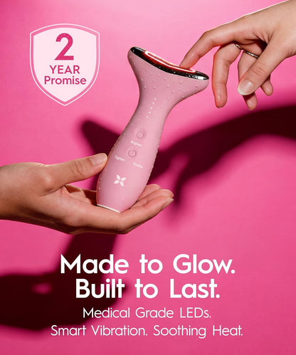 REVO Genie Masajeador facial para cara y cuello, dispositivo de est...