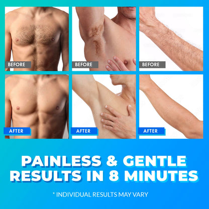 Crema depilatoria para hombres: crema depilatoria para áreas íntima...