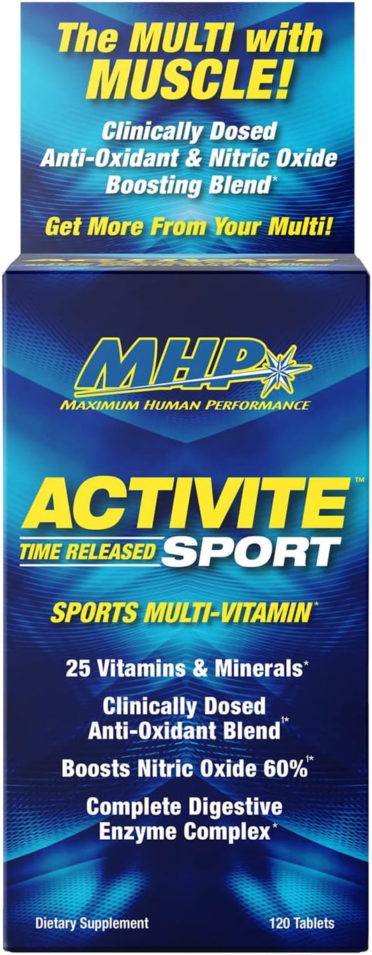 MHP Activite Sport Multi Vitamina, 25 vitaminas y minerales, refuer...