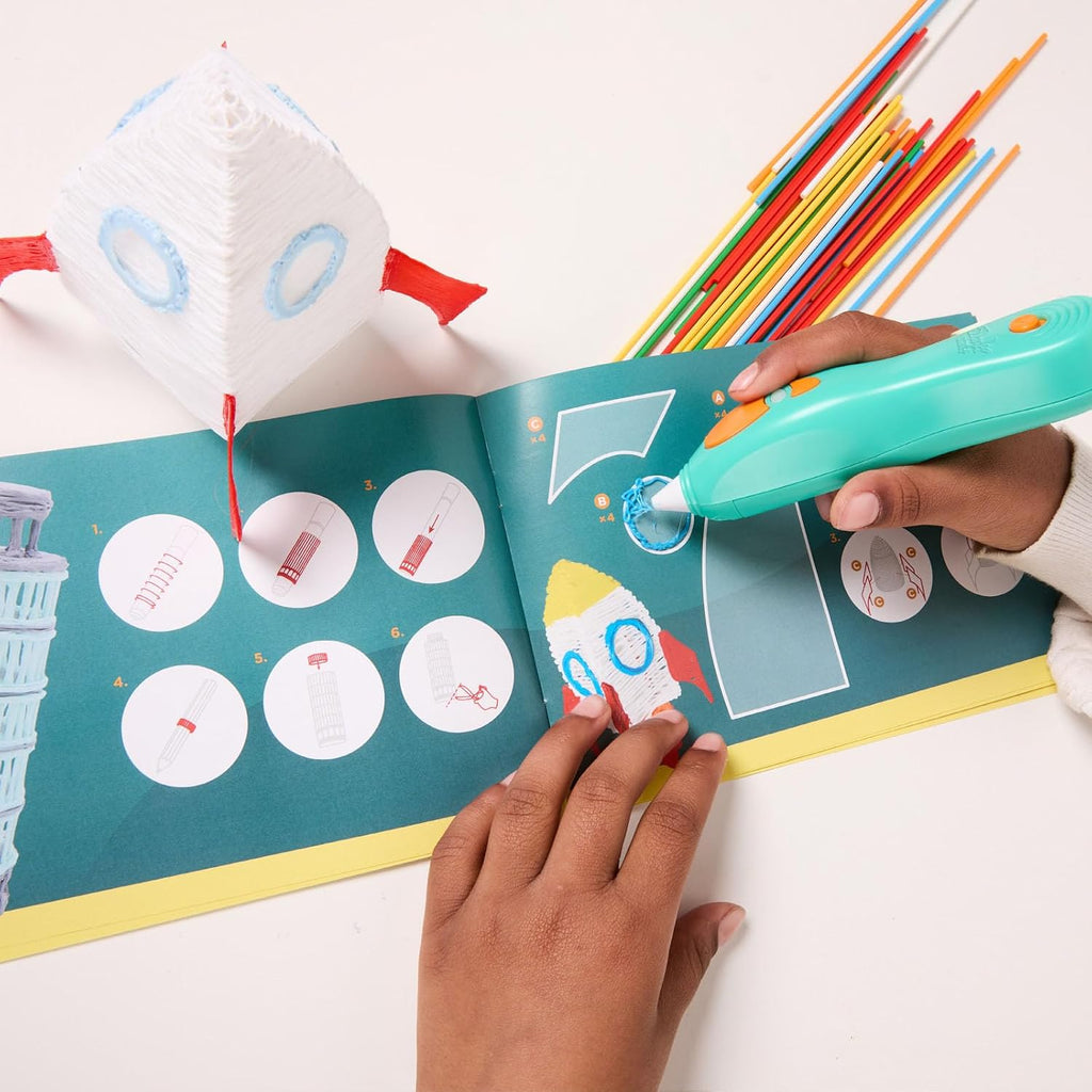 3Doodler Start+ Essentials - Juego de bolígrafos 3D para niños, fác...