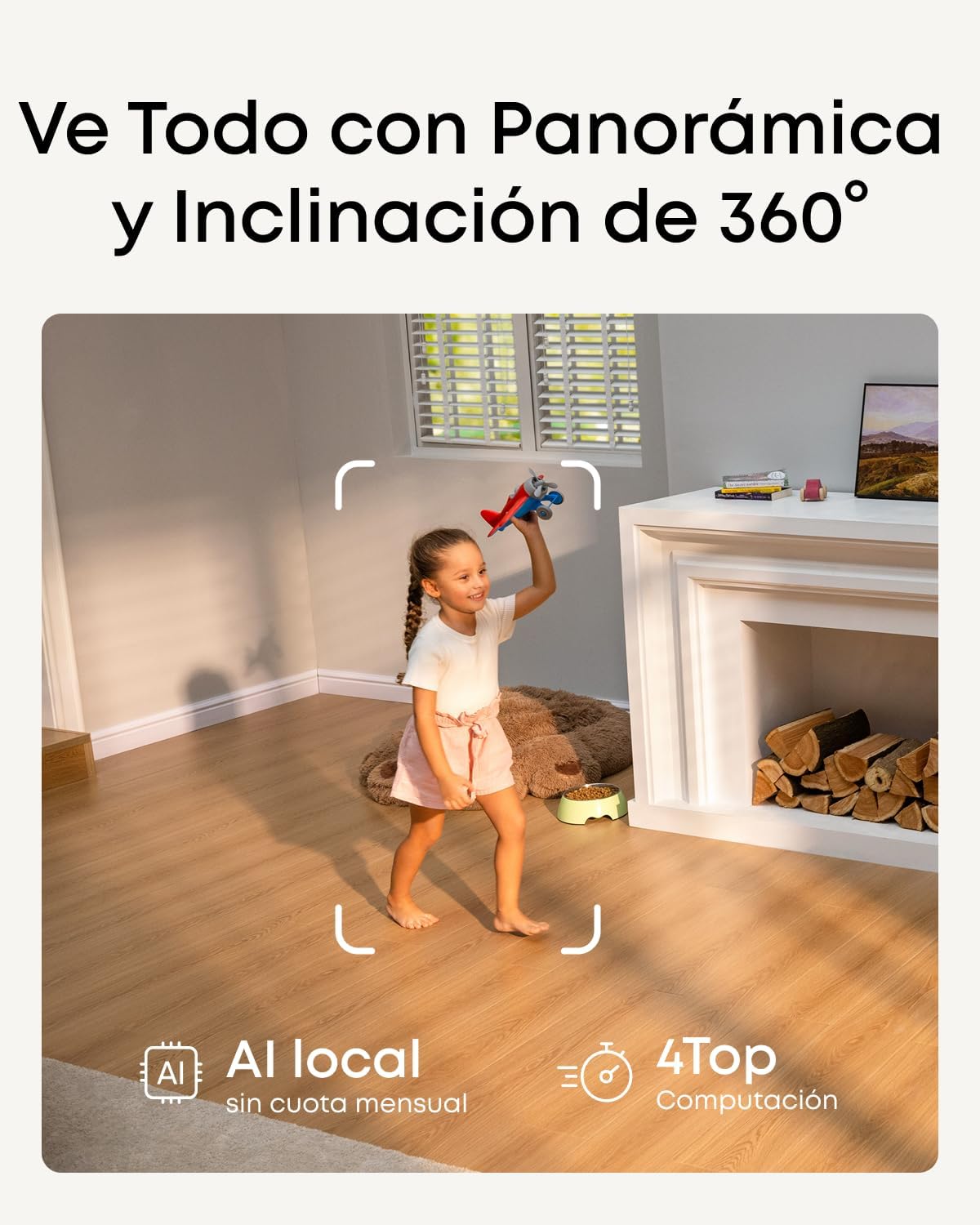 eufy Security Cámara Interior S350, Cámaras Duales, Cámara de Segur...