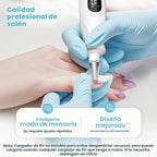 HSKAI Lima de uñas eléctrica, molinillo de uñas recargable para uña...
