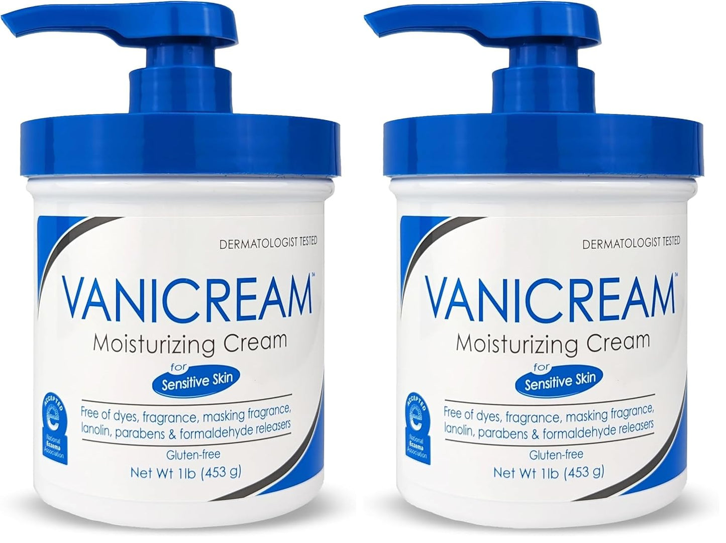 Vanicream Crema hidratante para la piel con dispensador de dispensa...