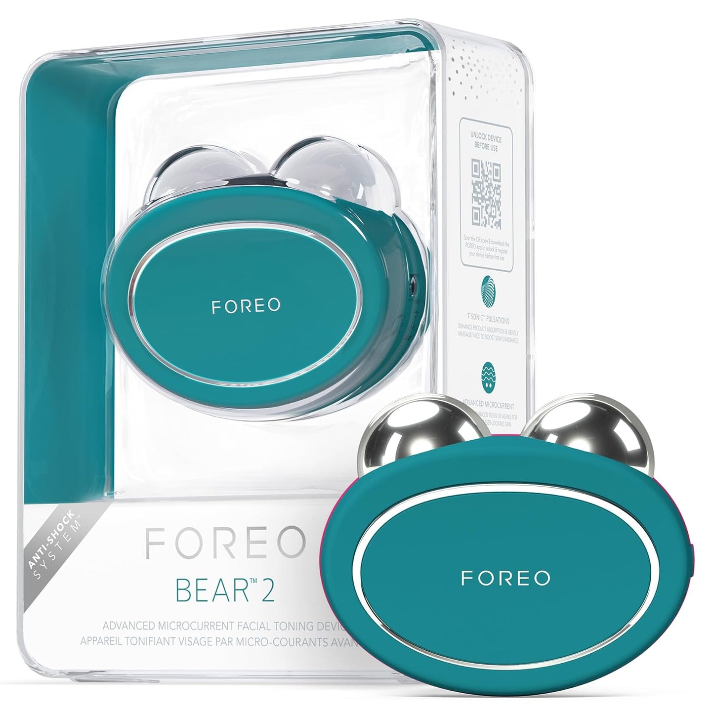 FOREO Bear 2 Dispositivo Facial Avanzado de Microcorriente para Lif...