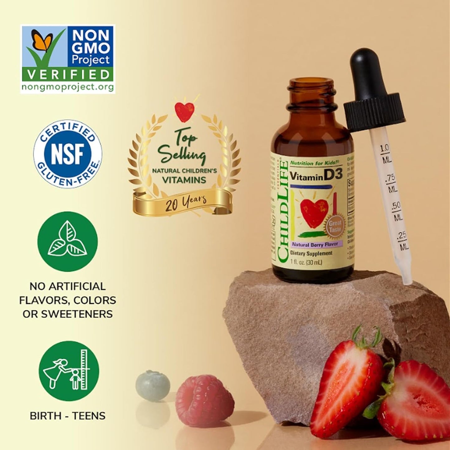 Vitamina D3 Child Life, 3, 3