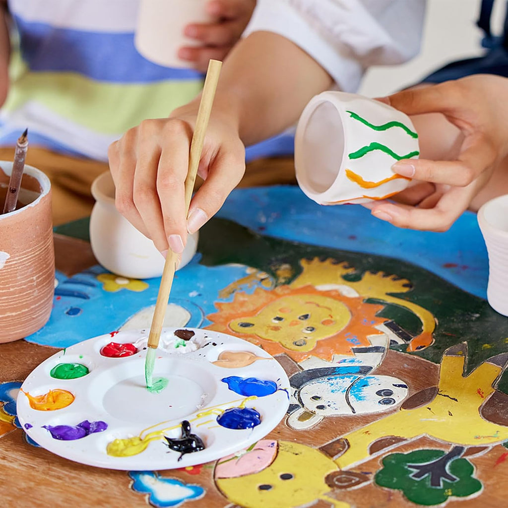 Rueda de alfarería para niños - Kit completo de pintura de cerámica...