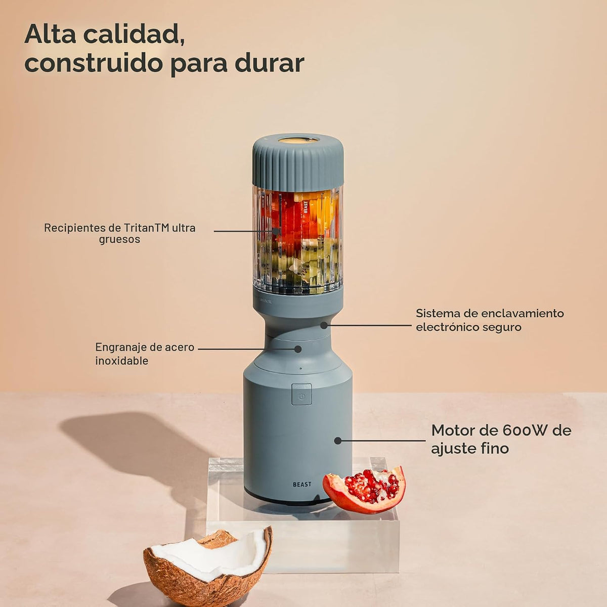 La licuadora mini Beast | Mini licuadora de encimera de cocina | Me...