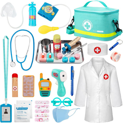Sundaymot Kit médico para niños juego de simulación de 34
