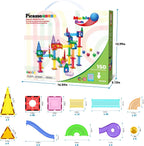 PicassoTiles Juego de construcción con 150 piezas magnéticas Juguet...