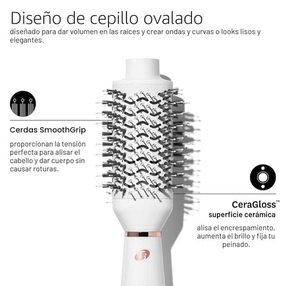 T3 AireBrush One Step Smoothing and Volumizing Hair Blow Dryer Brus...