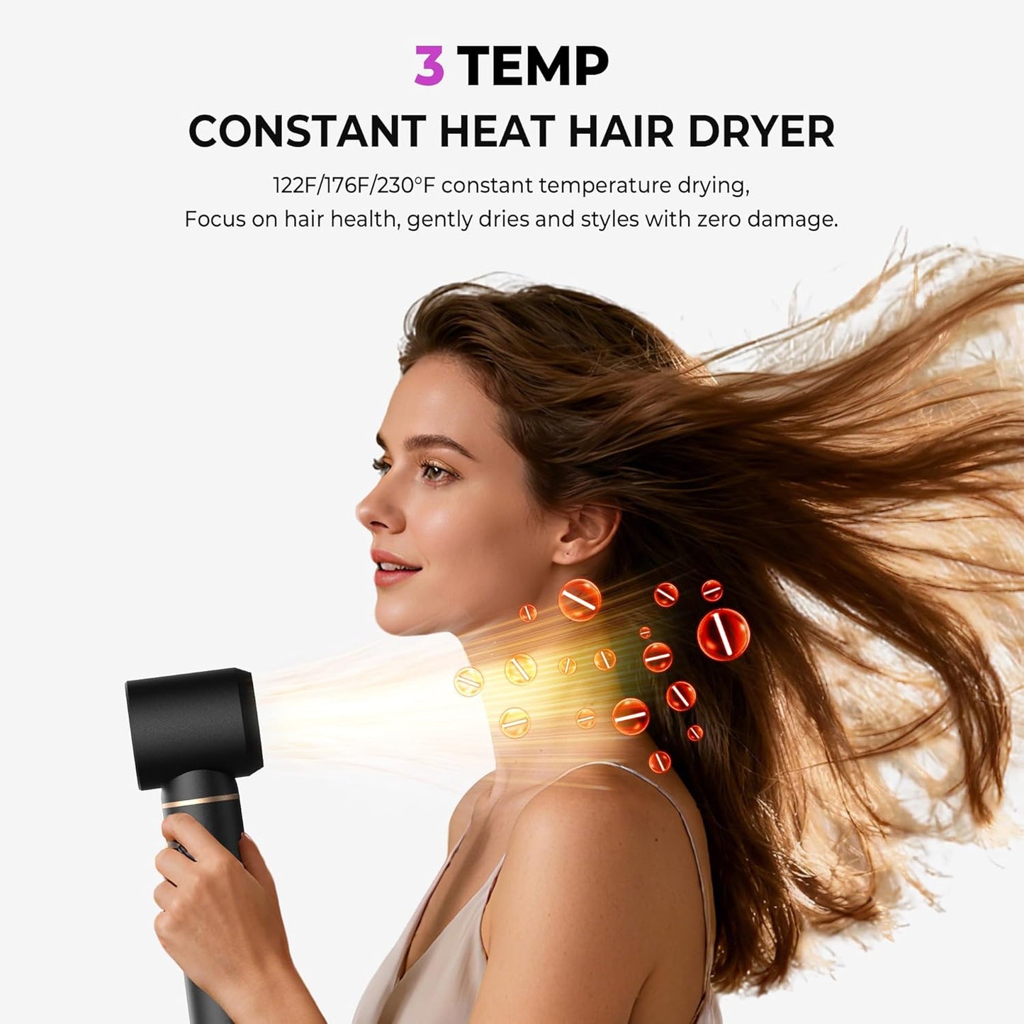 UKliss Cepillo para peinar y secador de pelo 5 en 1, cepillo secado...