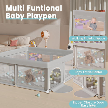 Hiaksedt Corralito, cerca de 50 x 50 pulgadas para bebés y niños pe...