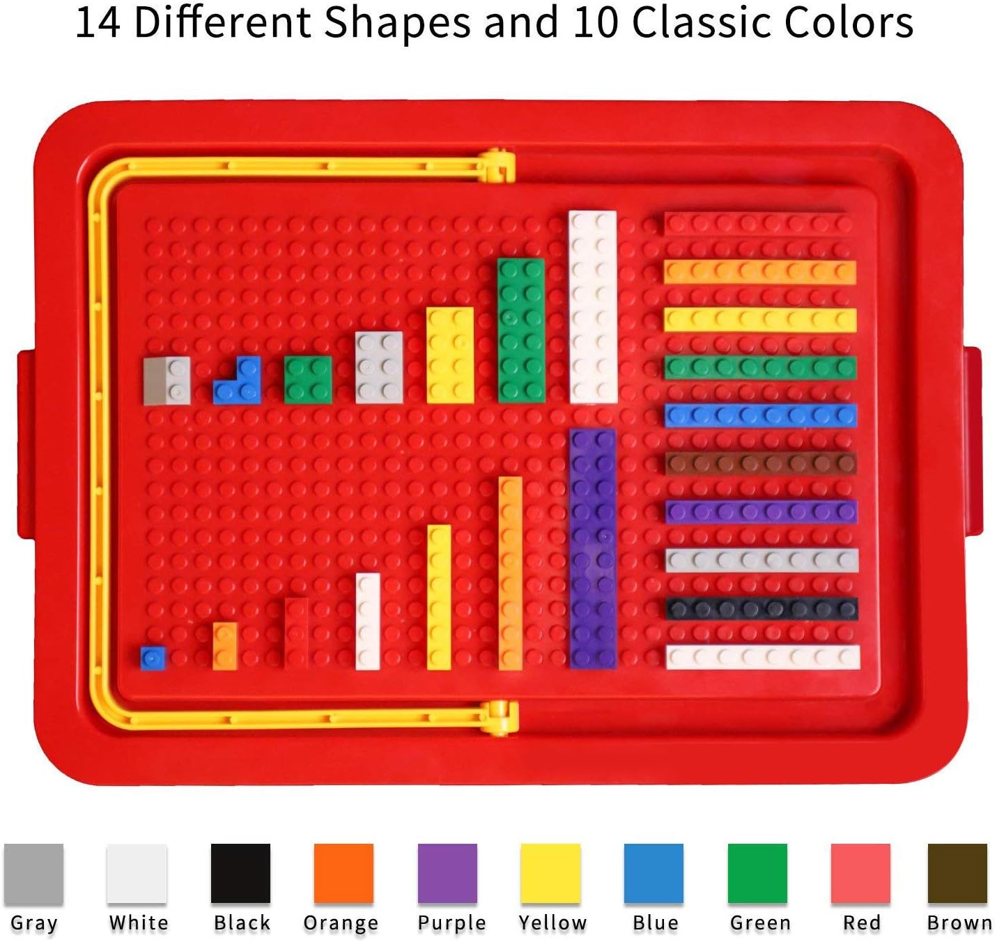Juego de ladrillos de construcción de 1020 piezas, 1000 bloques de...