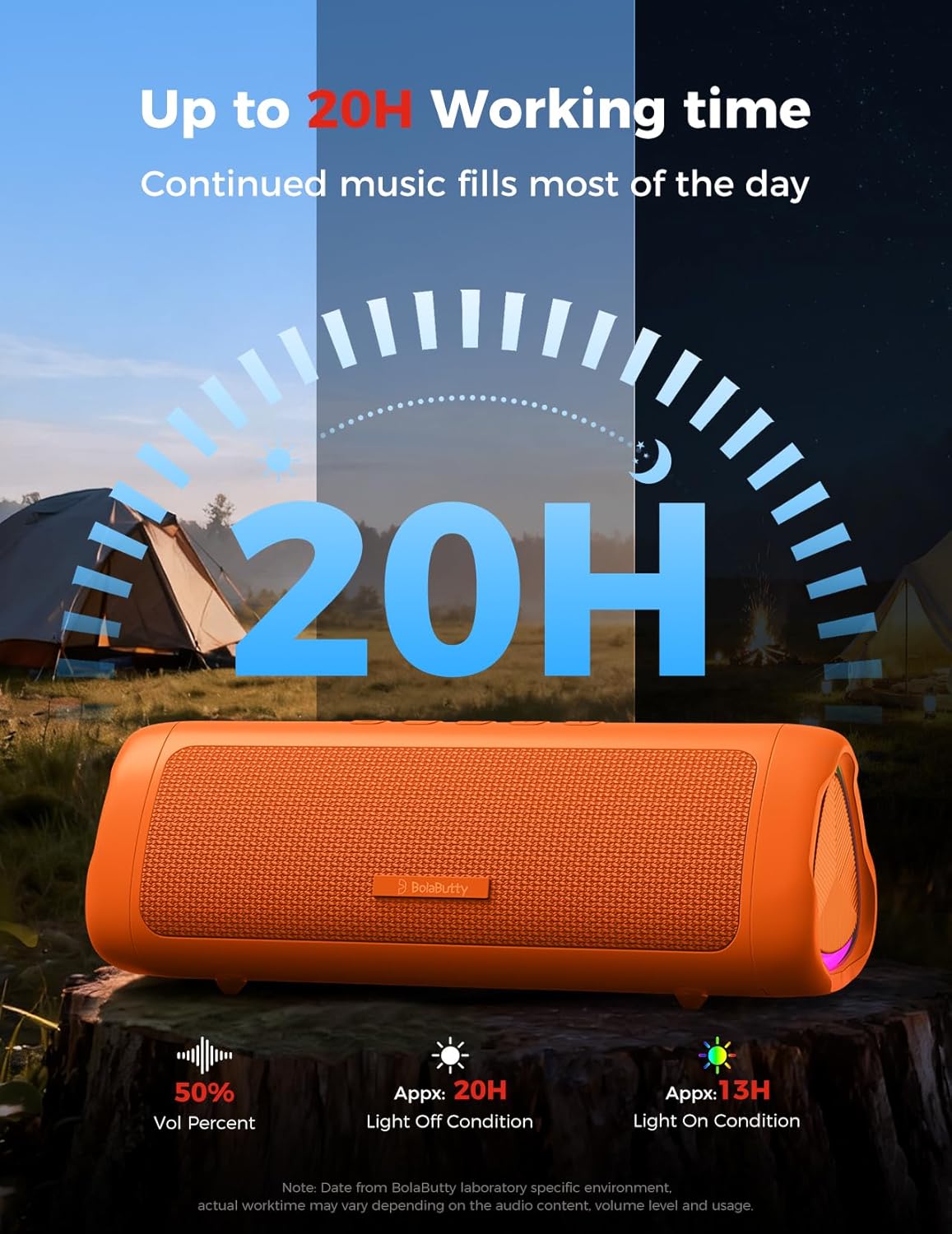 BolaButty Altavoz Bluetooth con sonido HD, inalámbrico portátil, IP...
