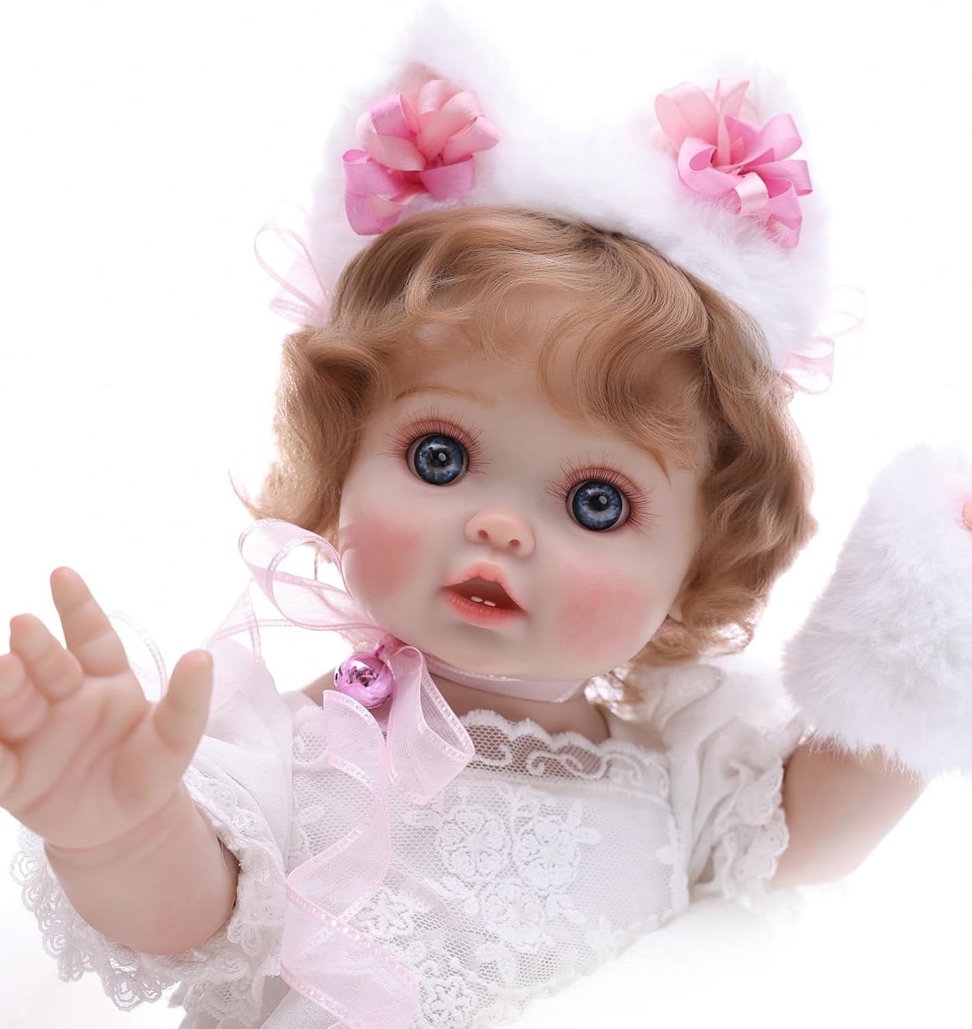 Cloveray Muñeca Bebé, Muñeca Reborn Toddler Realista de 18 Pulgadas...