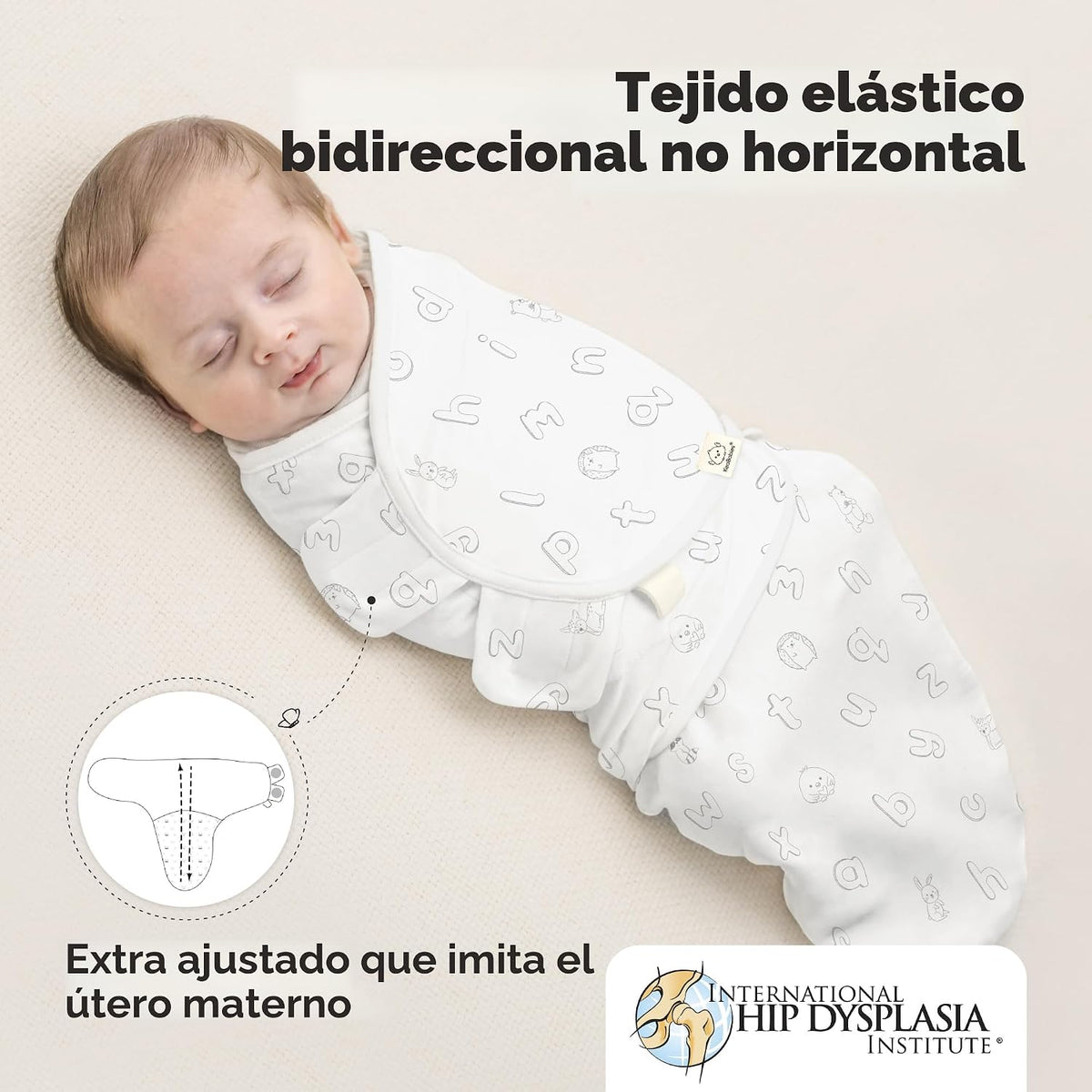 Paquete de 3 pañales orgánicos para recién nacidos, 0.5 TOG Abc Lan...