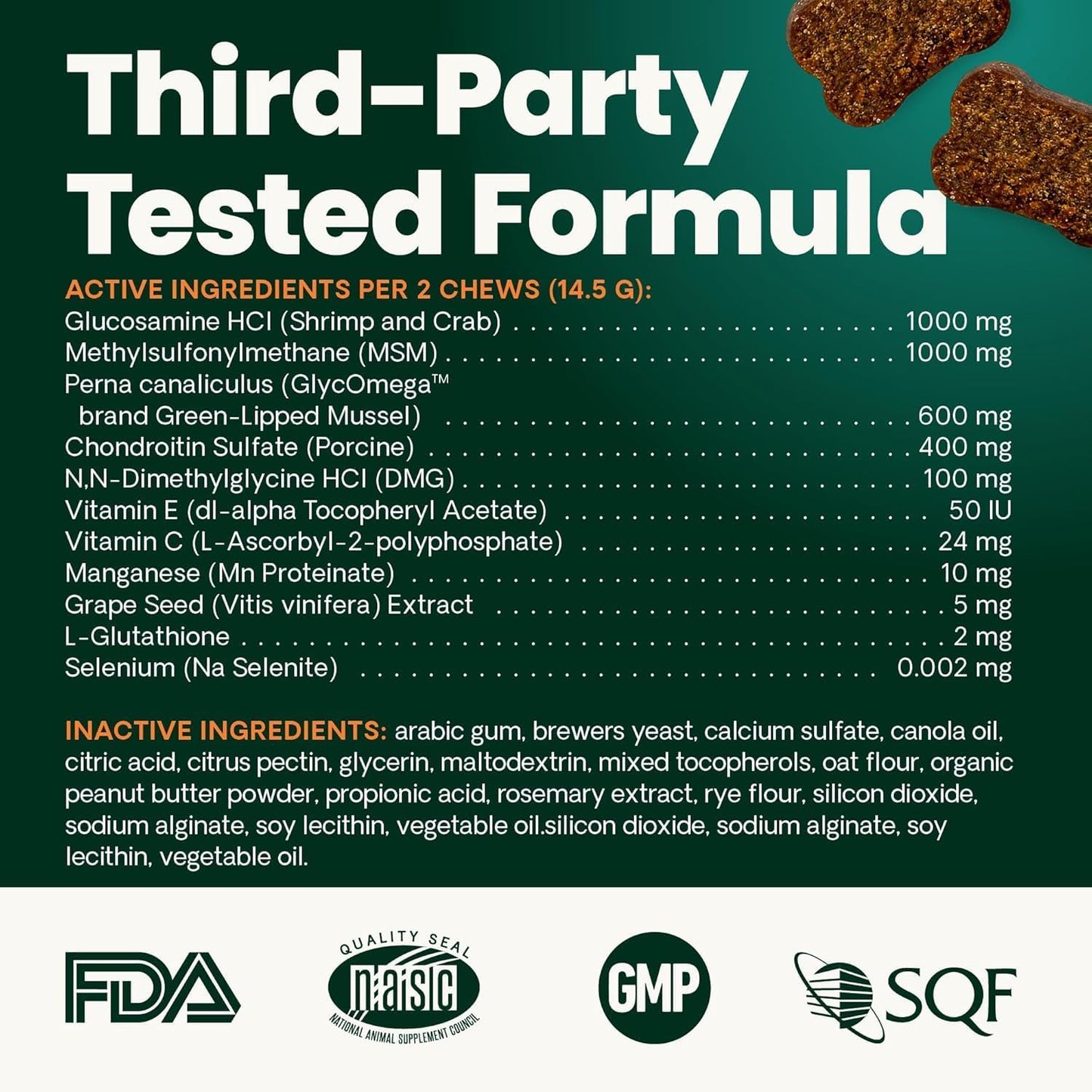 VetriScience GlycoFlex Ultimate Strength Masticables Saludables \u2...