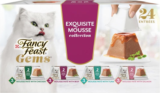 Fancy Feast Gems Paté de alimento húmedo para gatos en mousse y un...