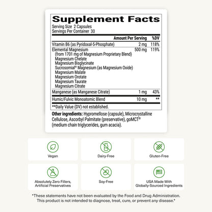 BIOptimizers Suplemento Magnesium Breakthrough con 500mg - 7 Formas...