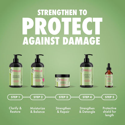 Mielle Organics - Aceite capilar de romero y menta - Aceite fortale...