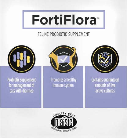 Purina Pro Plan Suplementos Veterinarios FortiFlora Probióticos par...