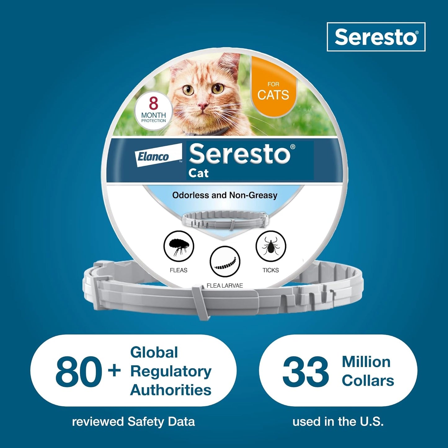 Seresto Collar para tratamiento y prevención de pulgas y garrapatas...