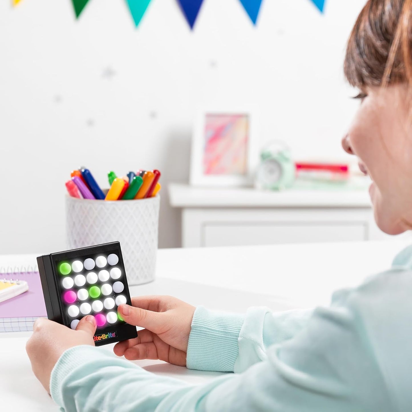 Lite Brite Mini Touch, crea arte con luz, mejora la creatividad, re...
