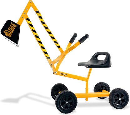 Stargo Excavadora de Juguete para Niños Cavadora de Arena con Rueda...