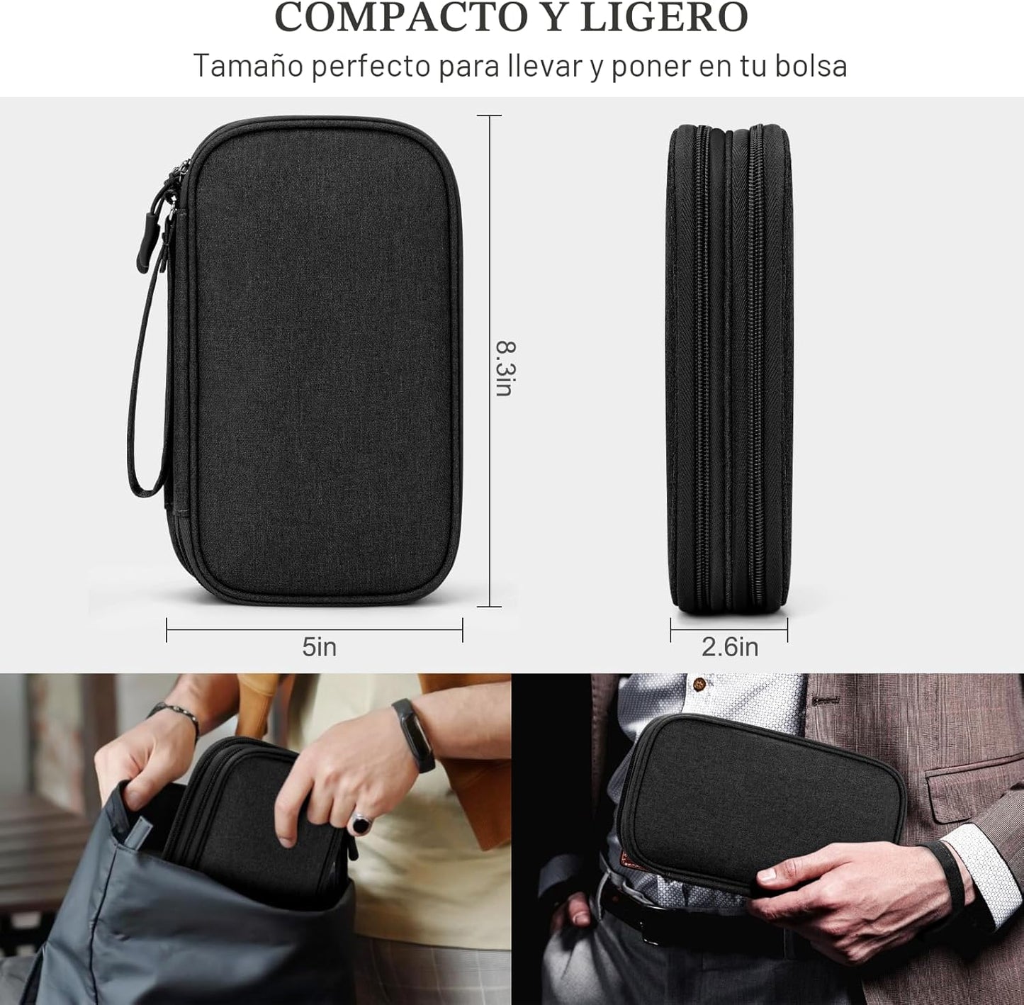 FYY Organizador para cosas electrónicas, para viajes, para cables,...