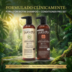 PURA D'OR Champú y Acondicionador de Biotina Formulados Clínica...