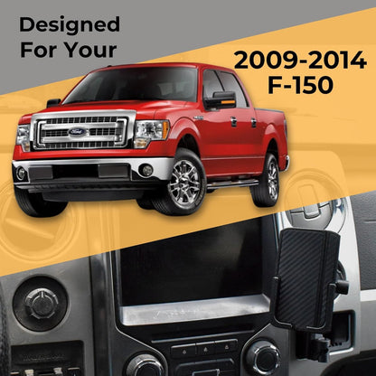 Soporte de teléfono para Ford F-150 2009-2014, Lincoln Mark LT 2010-1014 - Ajuste personalizado en el soporte de teléfono de bolsillo para tablero