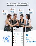 Masmssm Báscula inteligente para peso corporal, elegible para FSA y...