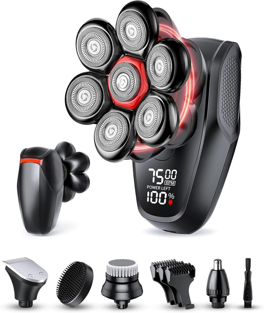 MALEGEBAZ Afeitadoras de cabeza para hombres calvos, kit de aseo 5...