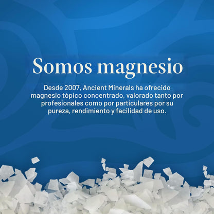 Ancient Minerals copos de baño de magnesio, bolsa de un solo uso.