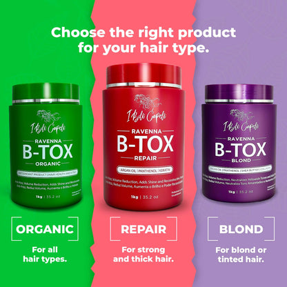 I Belli Capelli Ravenna Repair B-tox Tratamiento para el cabello -...
