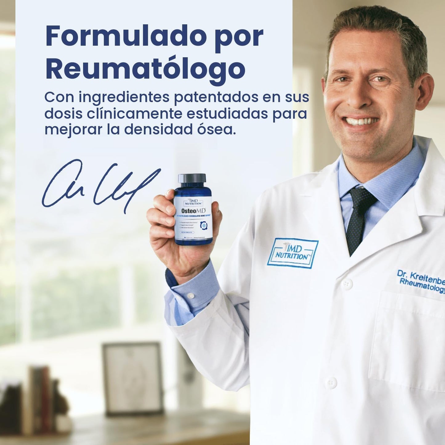 1MD OsteoMD para apoyo integral óseo | con hidroxiapatita de calcio...