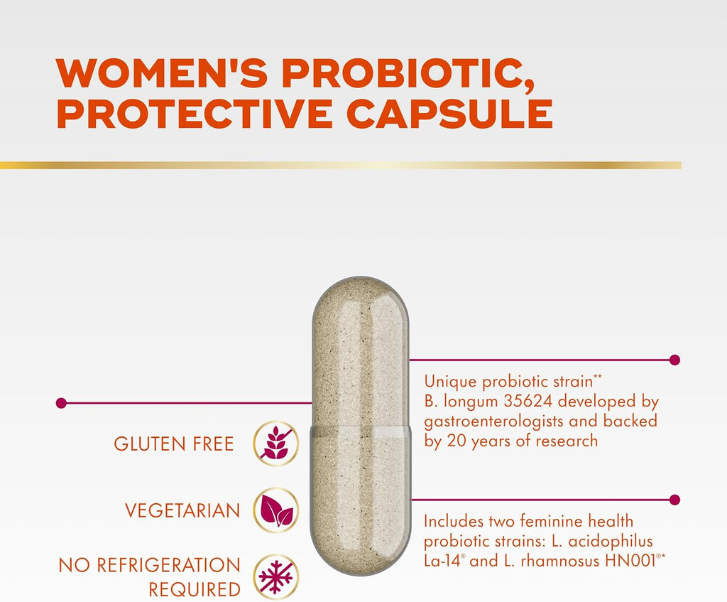 Align Probióticos de doble acción para mujer, probióticos vaginales...