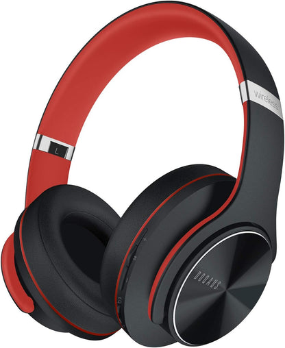 DOQAUS Auriculares Bluetooth sobre la oreja, tiempo de reproducción...