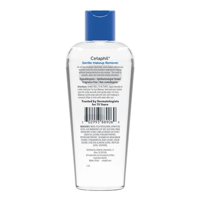 Desmaquillador suave resistente al agua, 6.0 onzas líquidas, de la...