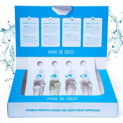 Agua de Cielo Juego de ampollas para el cabello - Tratamiento inten...