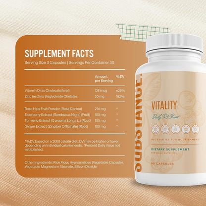 SUBSTANCE. Nature's Vitality Daily D3 Boost Suplemento \u2013 V...