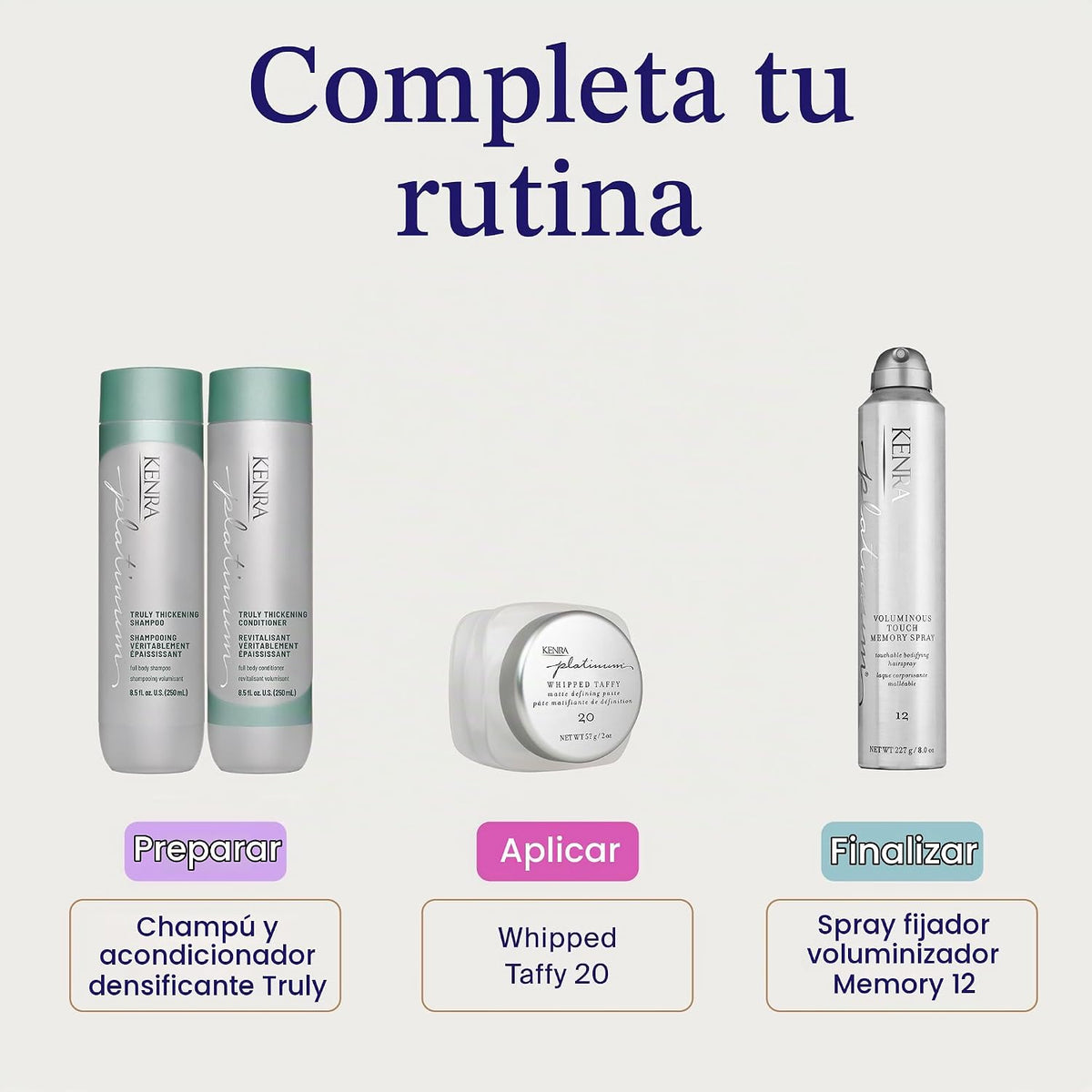 Kenra Platinum Whipped Taffy 20 | Pasta de definición mate | Ofrece...
