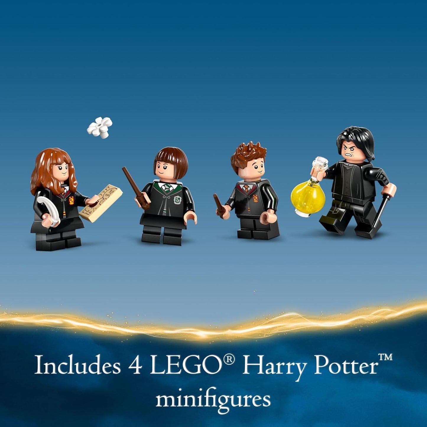 LEGO Harry Potter Hogwarts Castillo: Set de Construcción de la Clase de Pociones, Juguete de Harry Potter para Niños y Niñas, Edad 8+ - Regalo para Niños con 4 Minifiguras - 76431