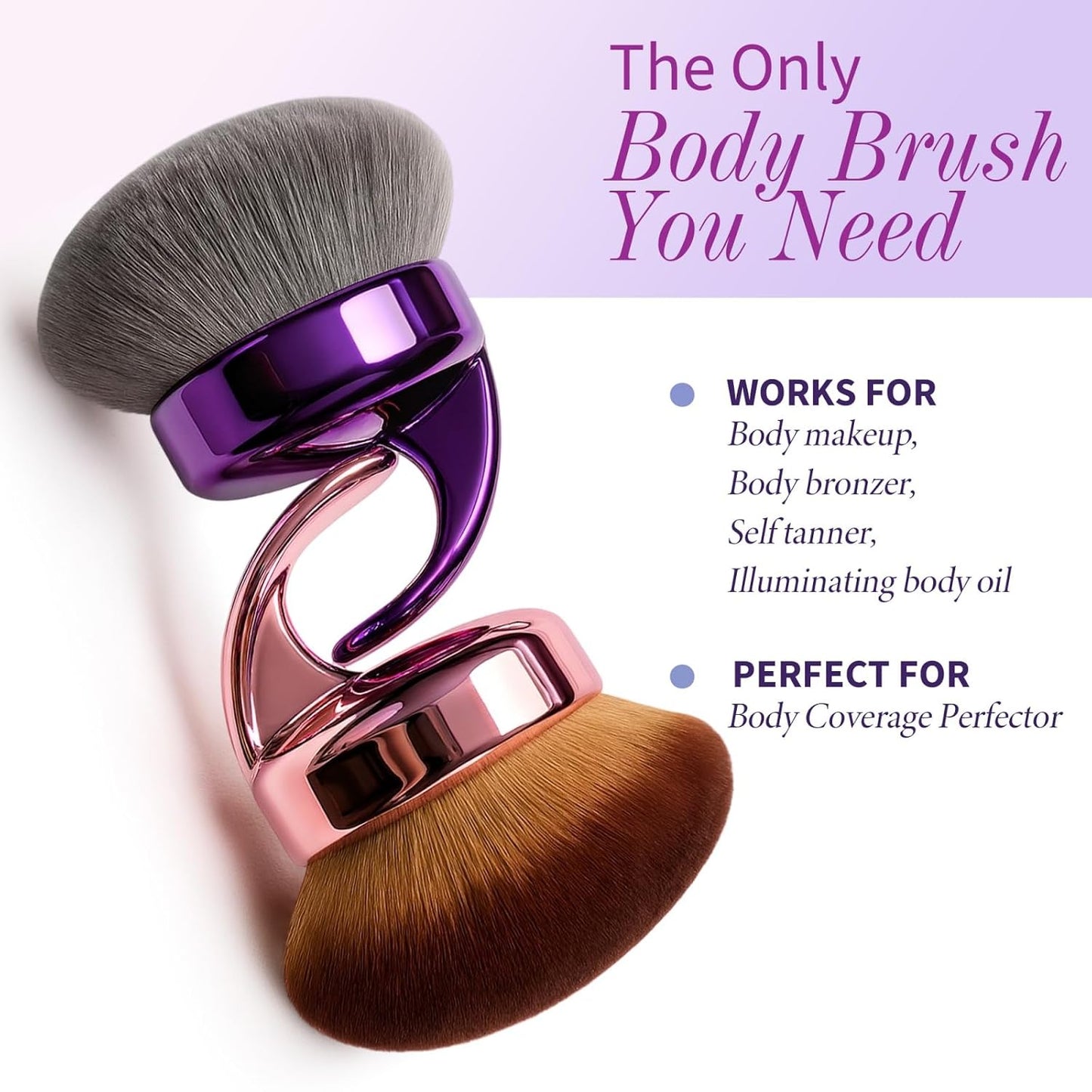 Blend &amp; Blur Brocha de maquillaje corporal ultra grande para au...