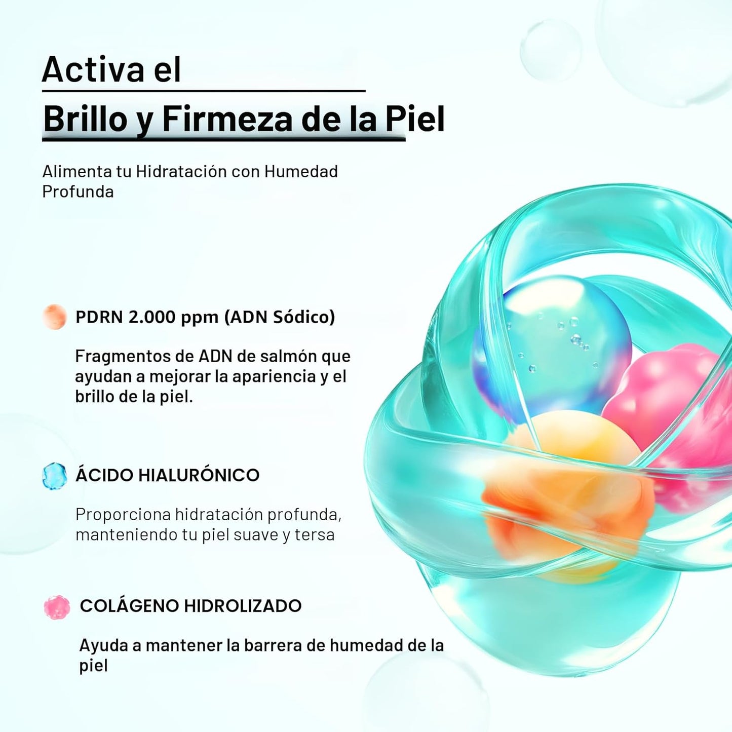 ANUA PDRN - Suero facial en aerosol con brillo de colágeno, niebla...