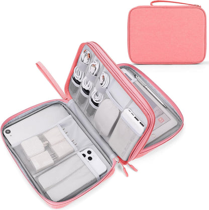 FYY Organizador electrónico, organizador de cables de viaje extragr...