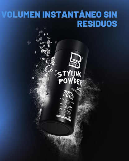 Polvo de Estilo L3 Nivel 3 - Polvo para Hombres de Aspecto Natural...