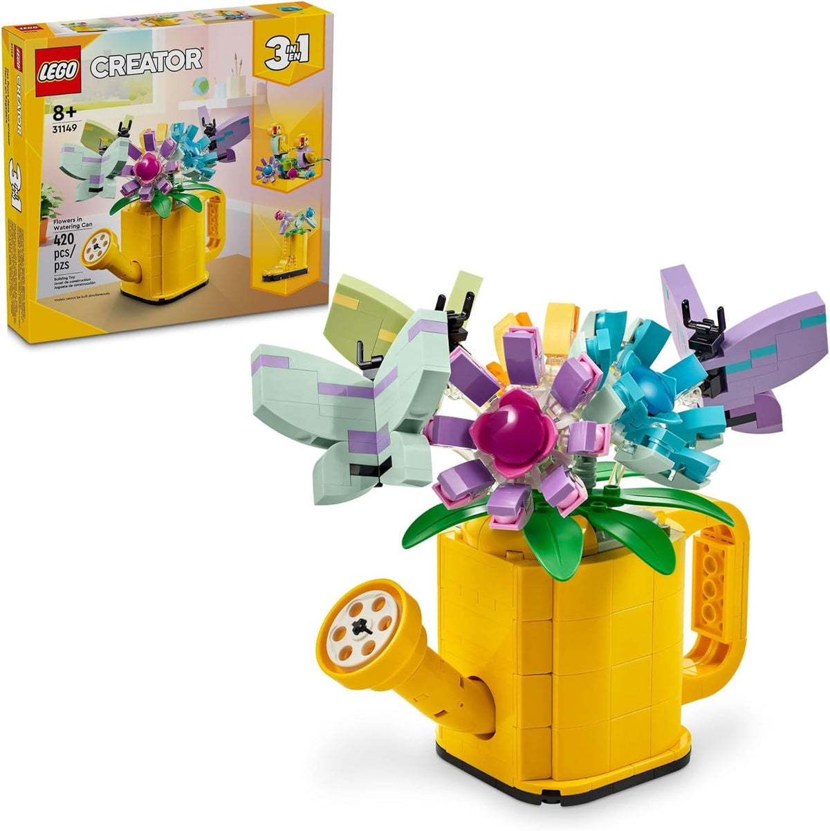 LEGO Creator 3 en 1 Juego de Juguetes de Construcción Flores en Mac...