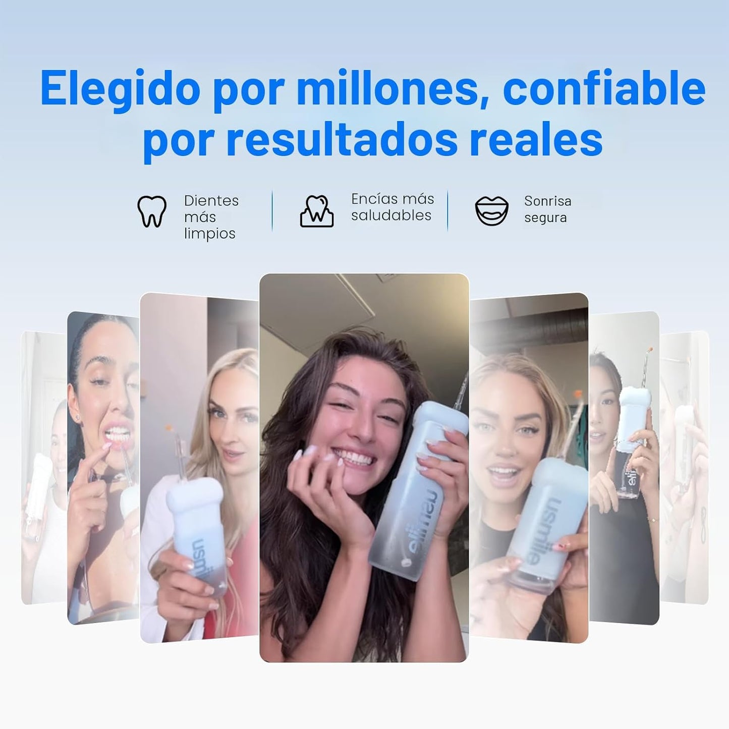 usmile C10 Hilo Dental Portátil \u2013 Apto para viajes, batería de...